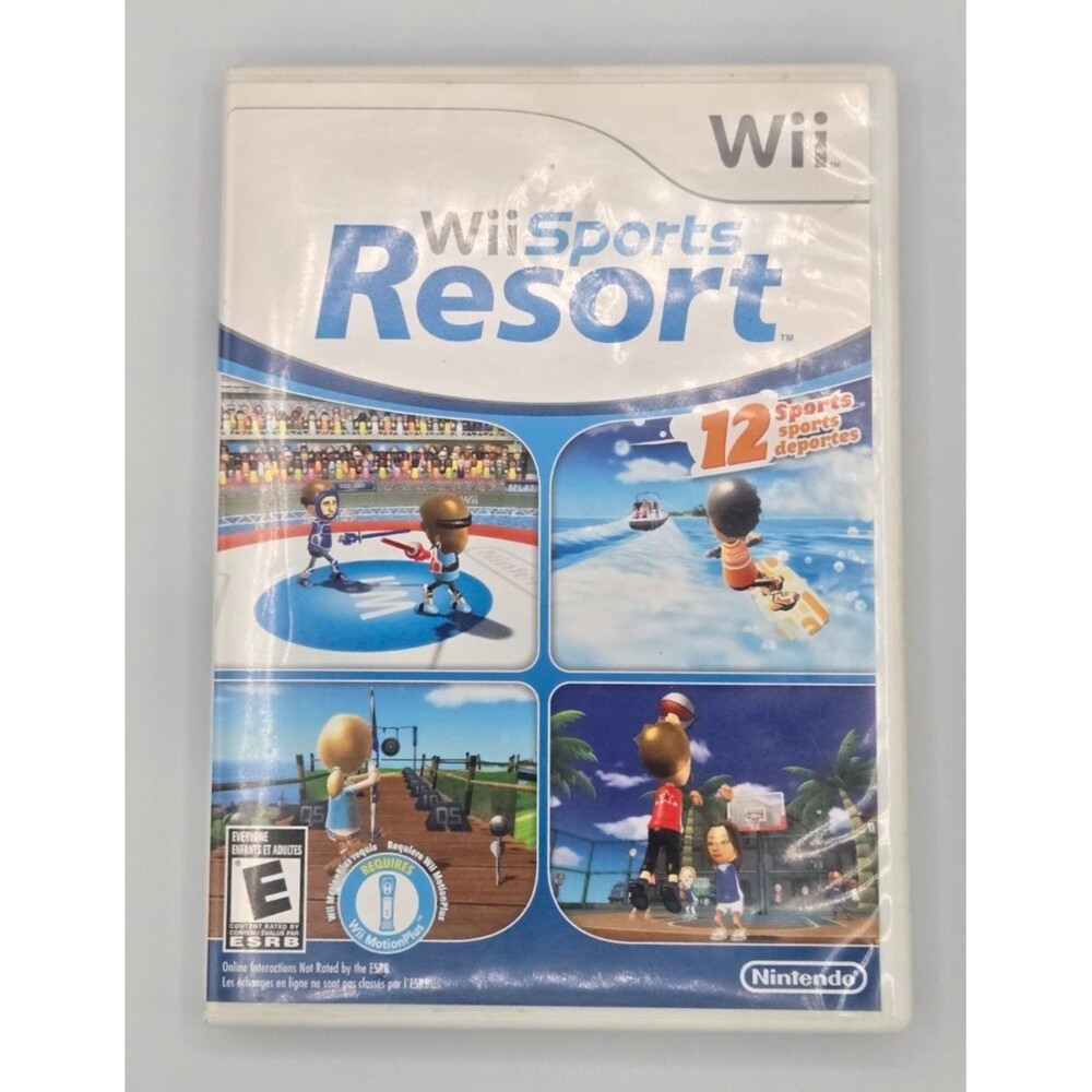 Wii Sports Resort Nintendo Wii 2009 CIB Manual Inserts Not For Resale NFR